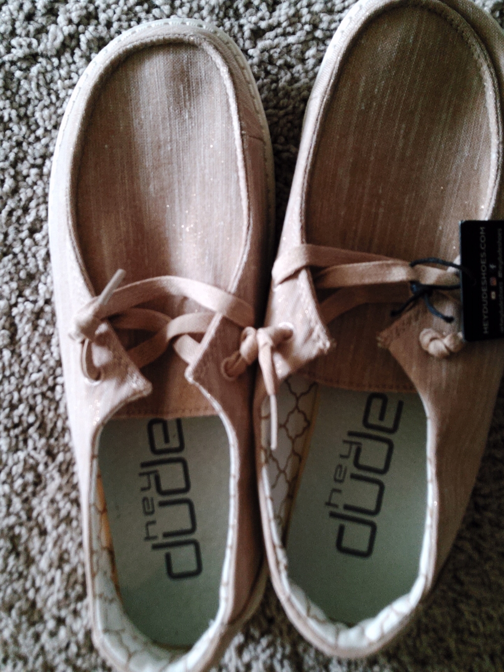 Hey Dude Lightweight Slip-On Sneakers in Blush Tan